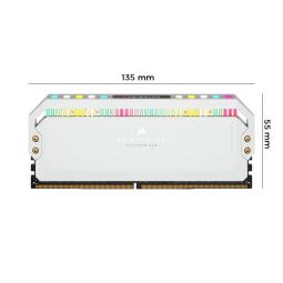 RAM Corsair Dominator Platinum 32GB (2x16GB) RGB 5600 DDR5 White Heatspreader...