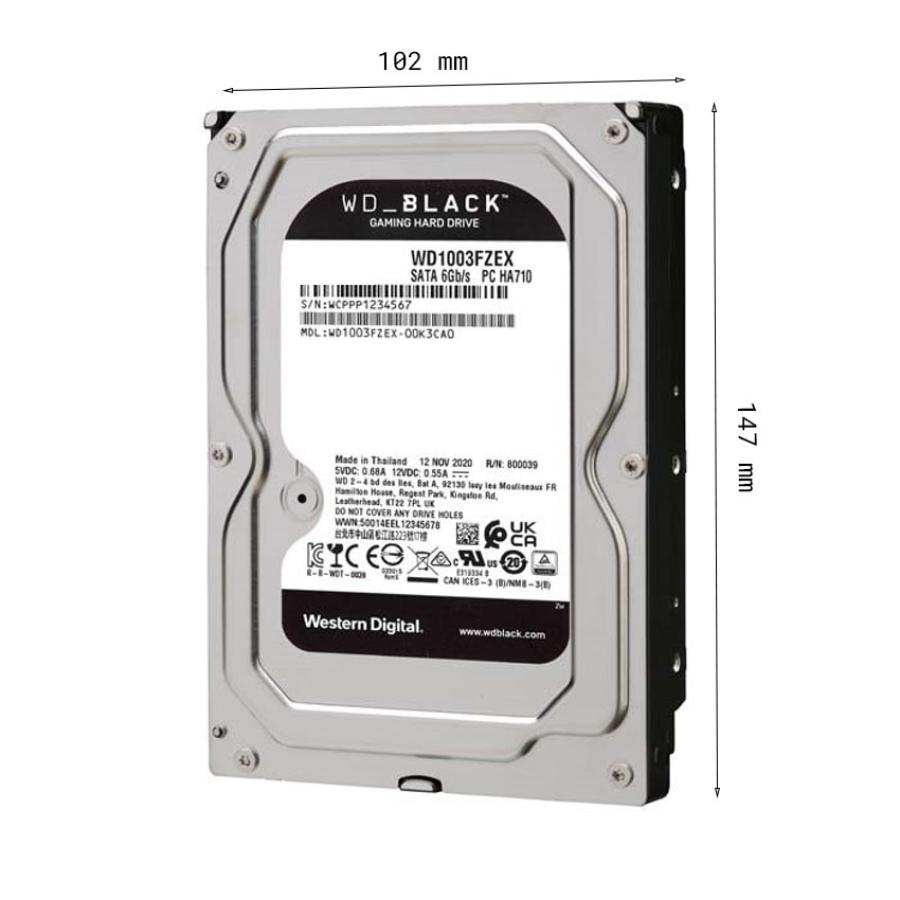 Ổ cứng HDD Western Digital Black 4TB 3.5″ SATA 3